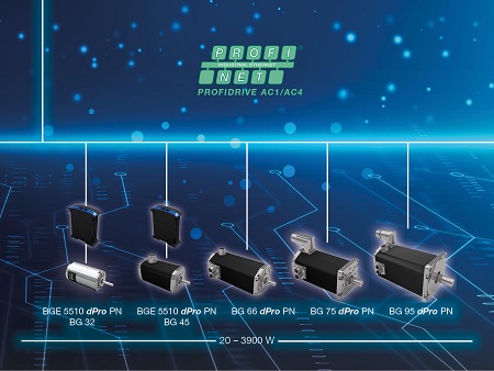 BG series of Dunkermotoren now available with integrated PROFINET interface